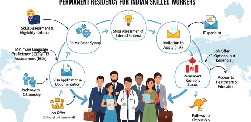 Which Countries Offer the Easiest Permanent Residency for Indian Skilled Workers in 2025?